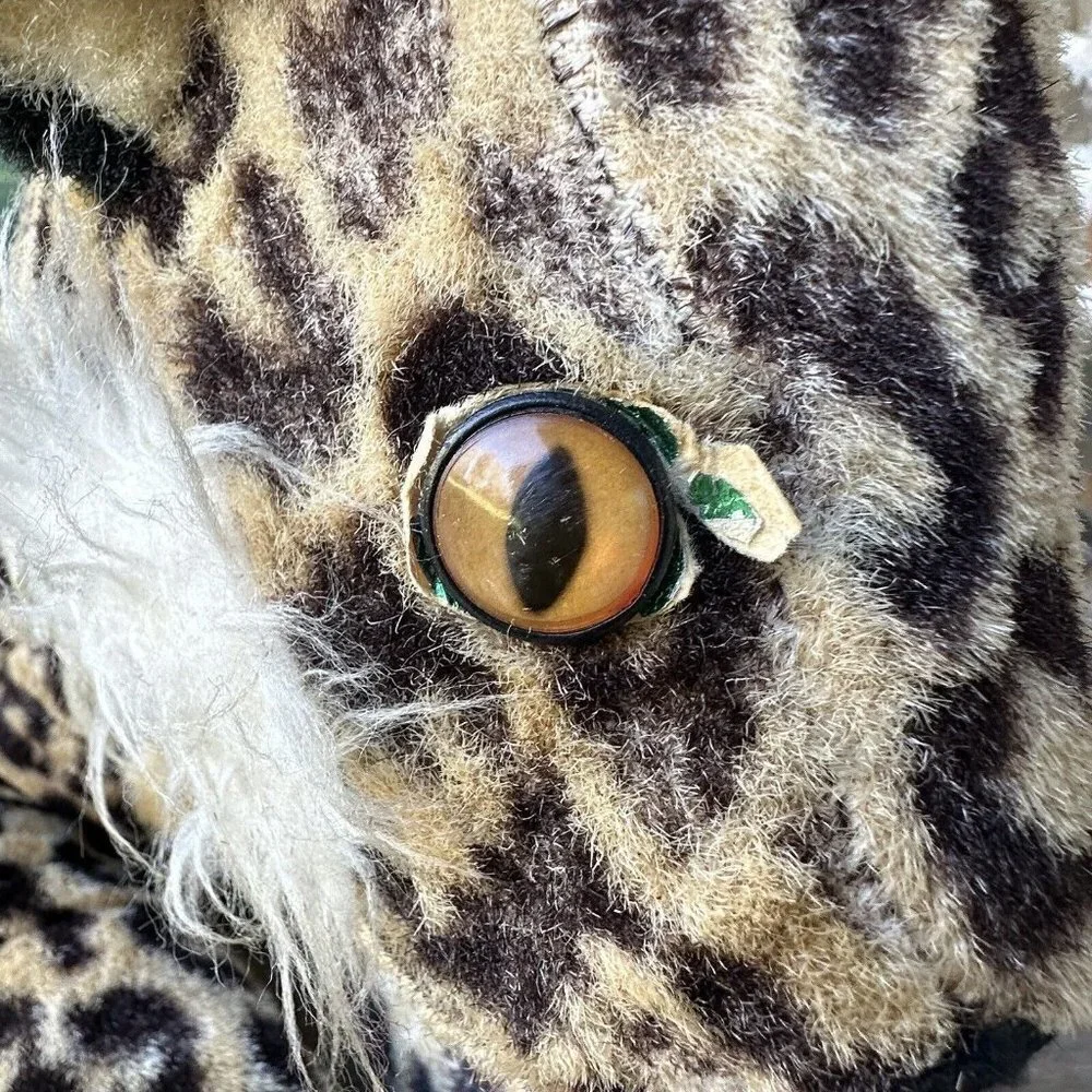 Vintage Rushton Star Creation Plush Stuffed Animal 18 Inch Leopard Plush‎ Rare